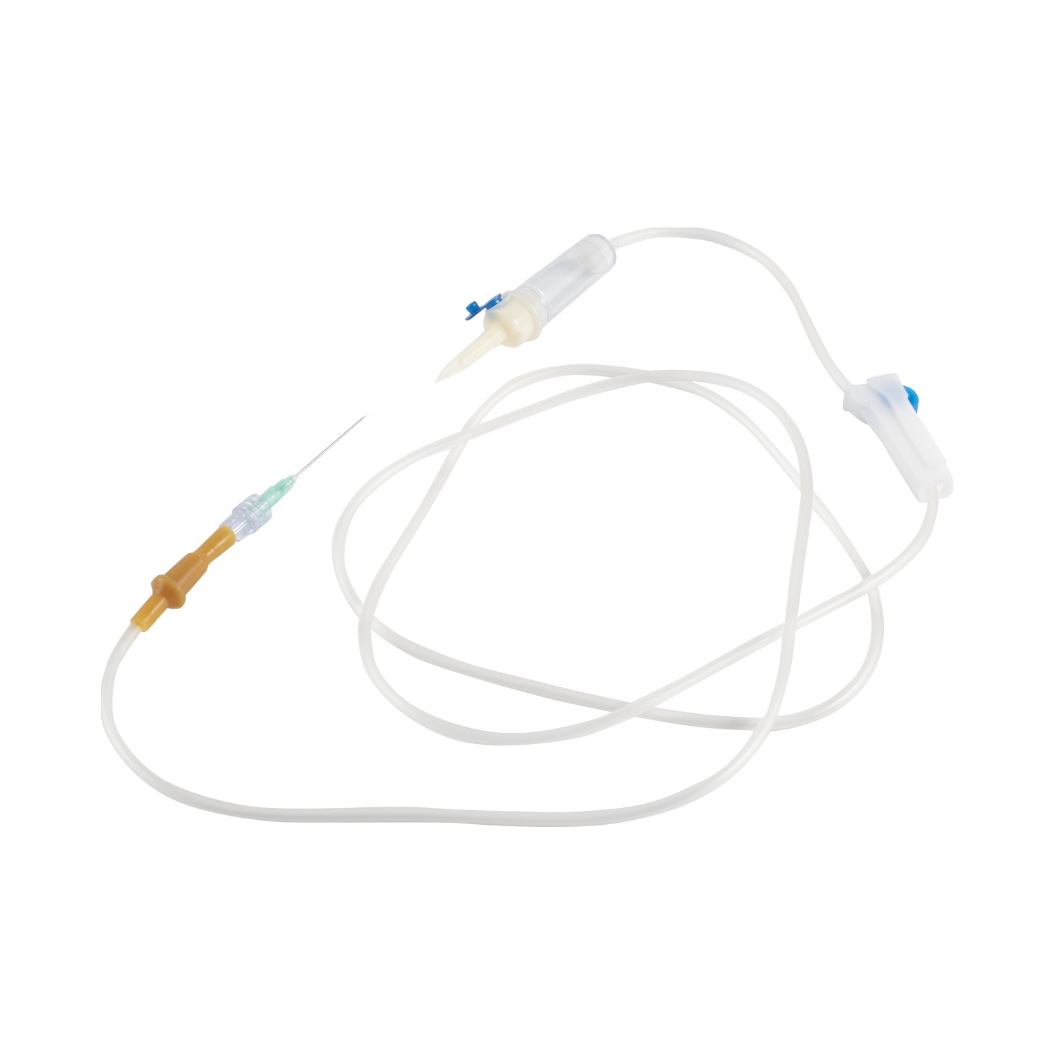equipo intravenoso con aguja