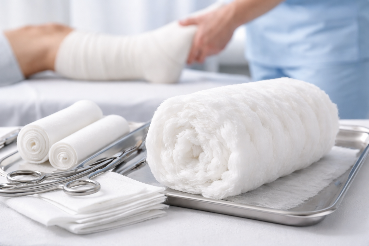¿Para qué se utilizan las gasas médicas en el cuidado de heridas?