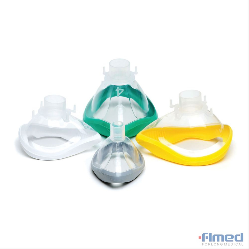 Máscara de anestesia simple desechable para adultos / niños / bebés