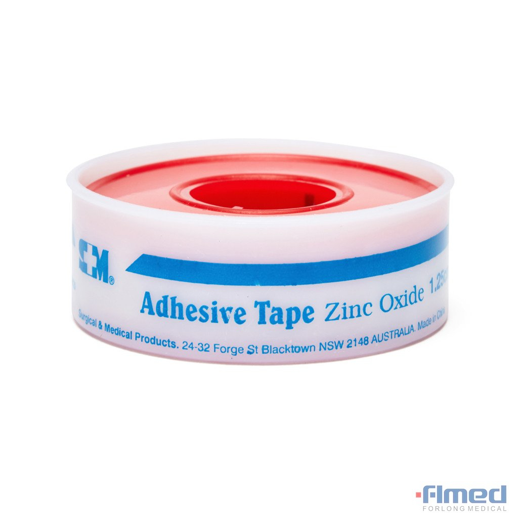 Cinta adhesiva de óxido de zinc 1.25cm x 5m