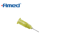 30 g de aguja hipodérmica (0.3 mm x 13 mm) amarillo claro (30 g x 1/2 "pulgada)