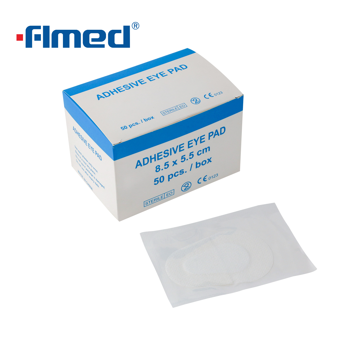 Almohadilla adhesiva para ojos Apósito para ojos no tejido con almohadilla absorbente