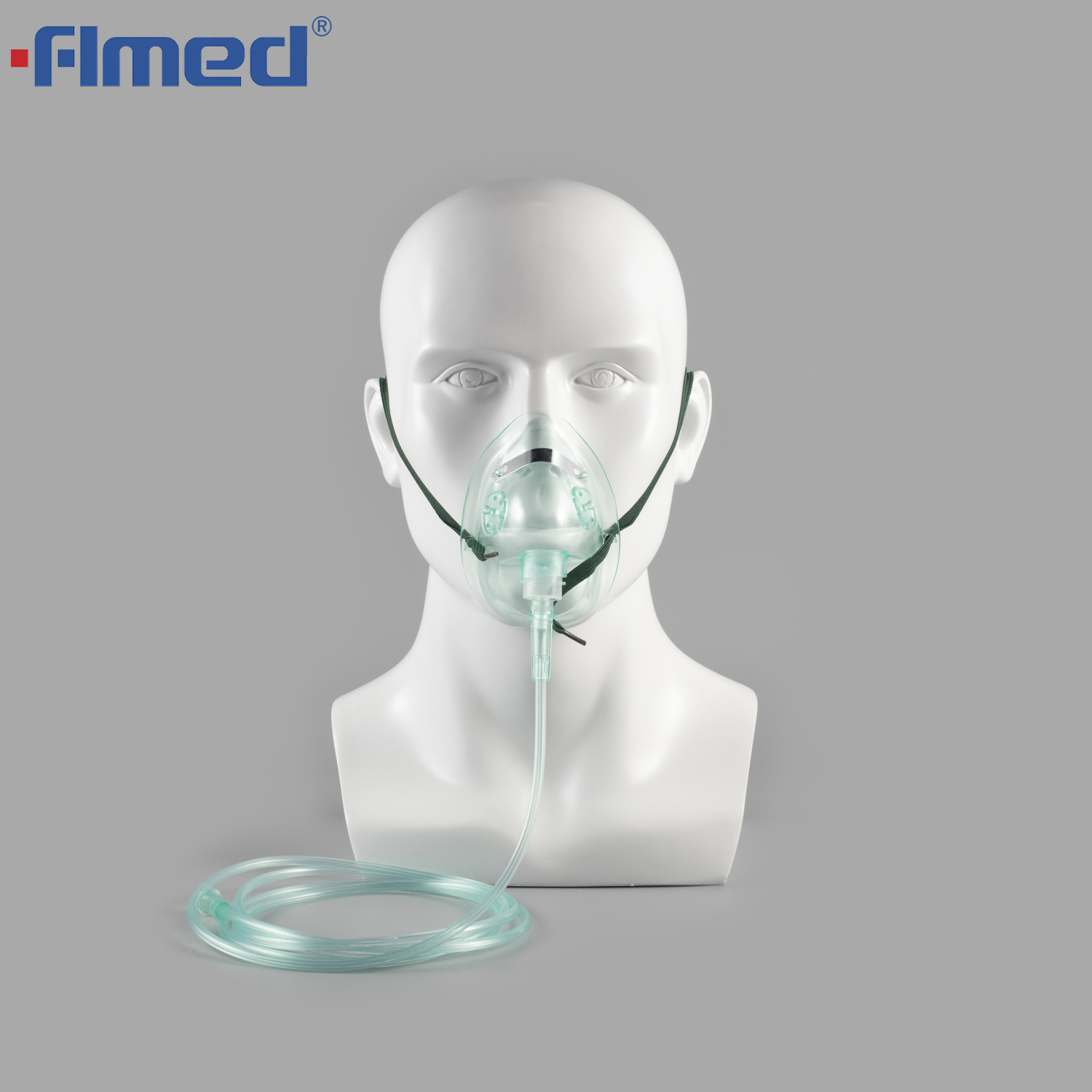 Máscara de oxígeno desechable con tubo estéril