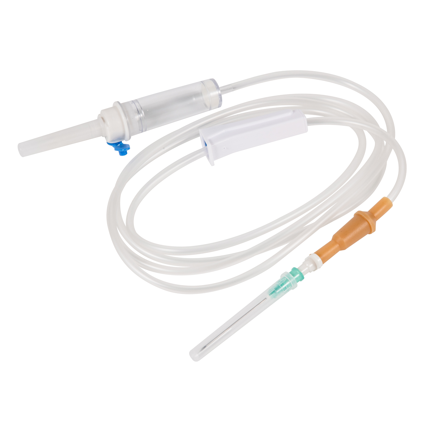 Juego intravenoso luer slip