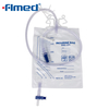 Bolsa Médica De Drenaje Urinario Con Dispositivo Anti Reflujo 2000Ml