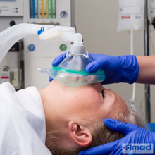 Máscara de cojín de aire de anestesia desechable para adultos