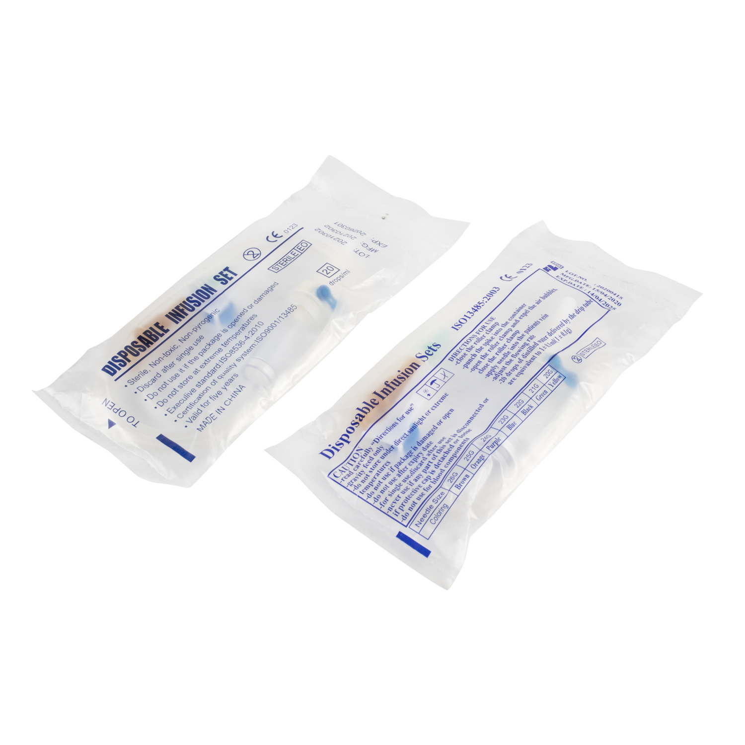 Equipo de infusión desechable con puerto Y