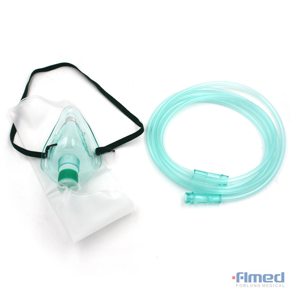 ¿Qué es una máscara de oxígeno con la bolsa de depósito?