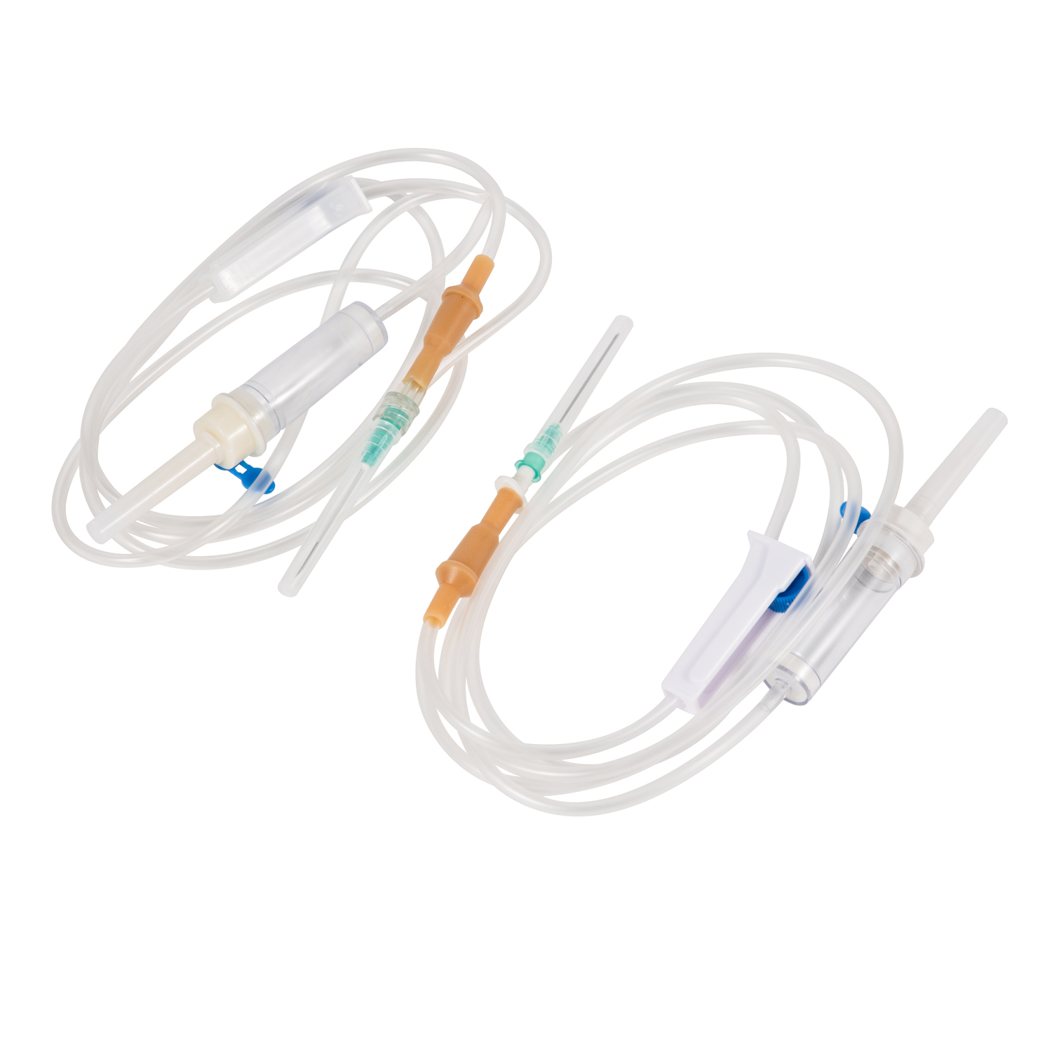 equipo intravenoso con aguja
