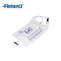Bolsa Médica De Drenaje Urinario Con Dispositivo Anti Reflujo 2000Ml