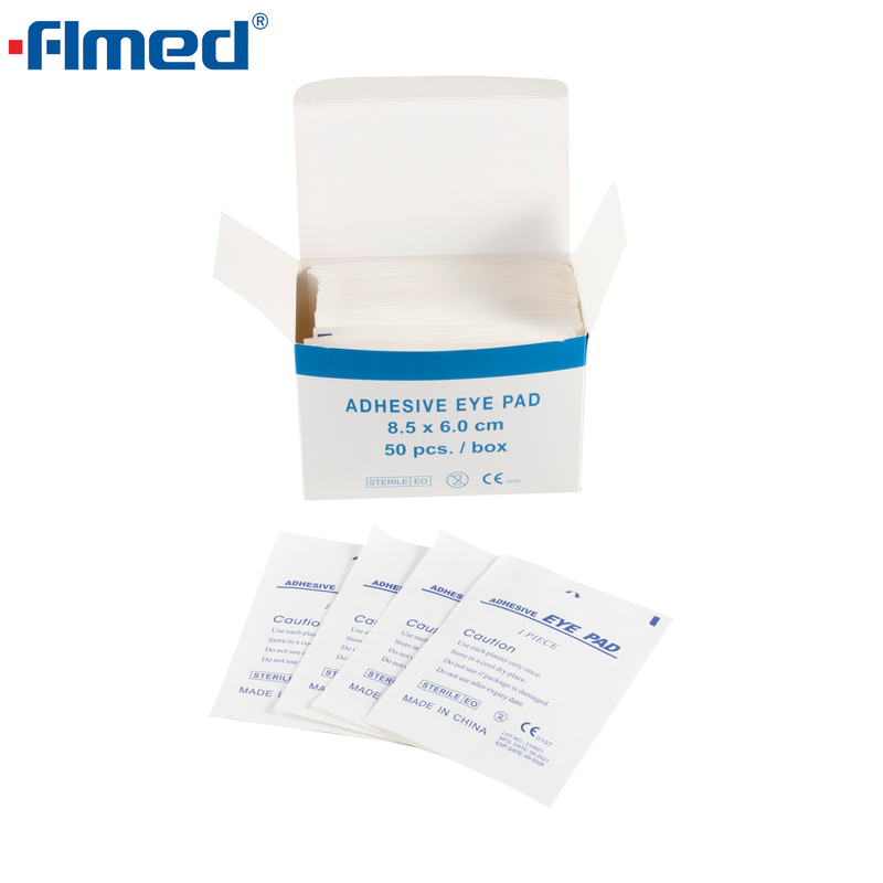 Almohadilla adhesiva para ojos Apósito para ojos no tejido con almohadilla absorbente