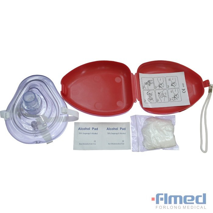 Kit de máscara de CPR desechable para emergencia