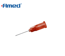 29 g de aguja hipodérmica (0.33 mm x 13 mm) rojo (29g x 1/2 "pulgada)
