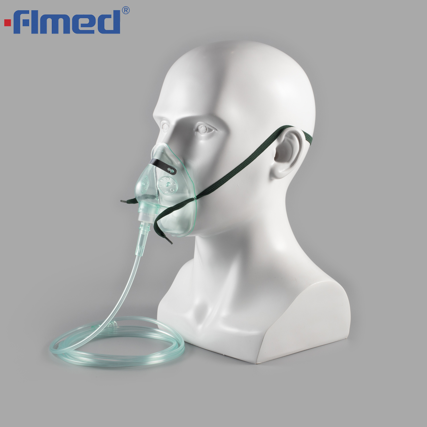 Máscara de oxígeno desechable para adultos, tubo de 7 '